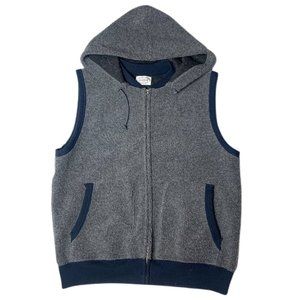Stevenson Overall Co. Athletic Wear Sleeveless Gray Full Zip Hoodie Men’s Medium